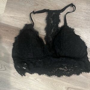 No Boundaries Black Lace Bralette